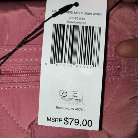 NWT Vera Bradley Tri fold wallet - Picture 7 of 7